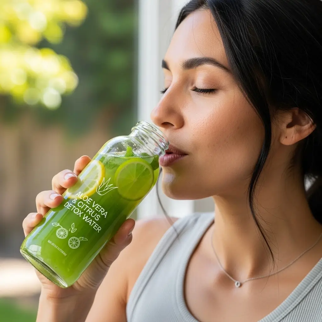 Aloe Vera & Citrus Detox Water