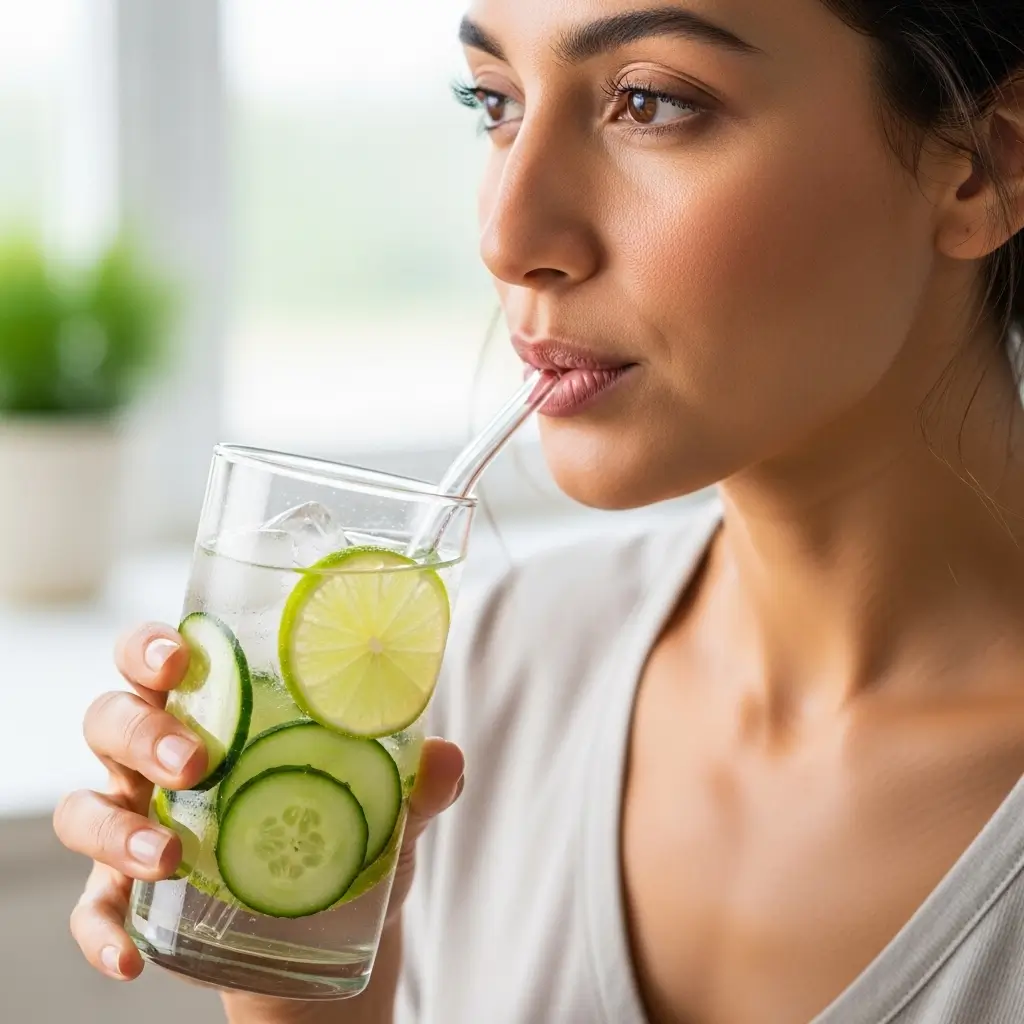 Cucumber & Lime Detox Water