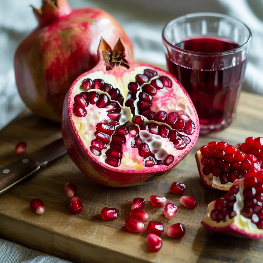 Pomegranate (juice or seeds) 