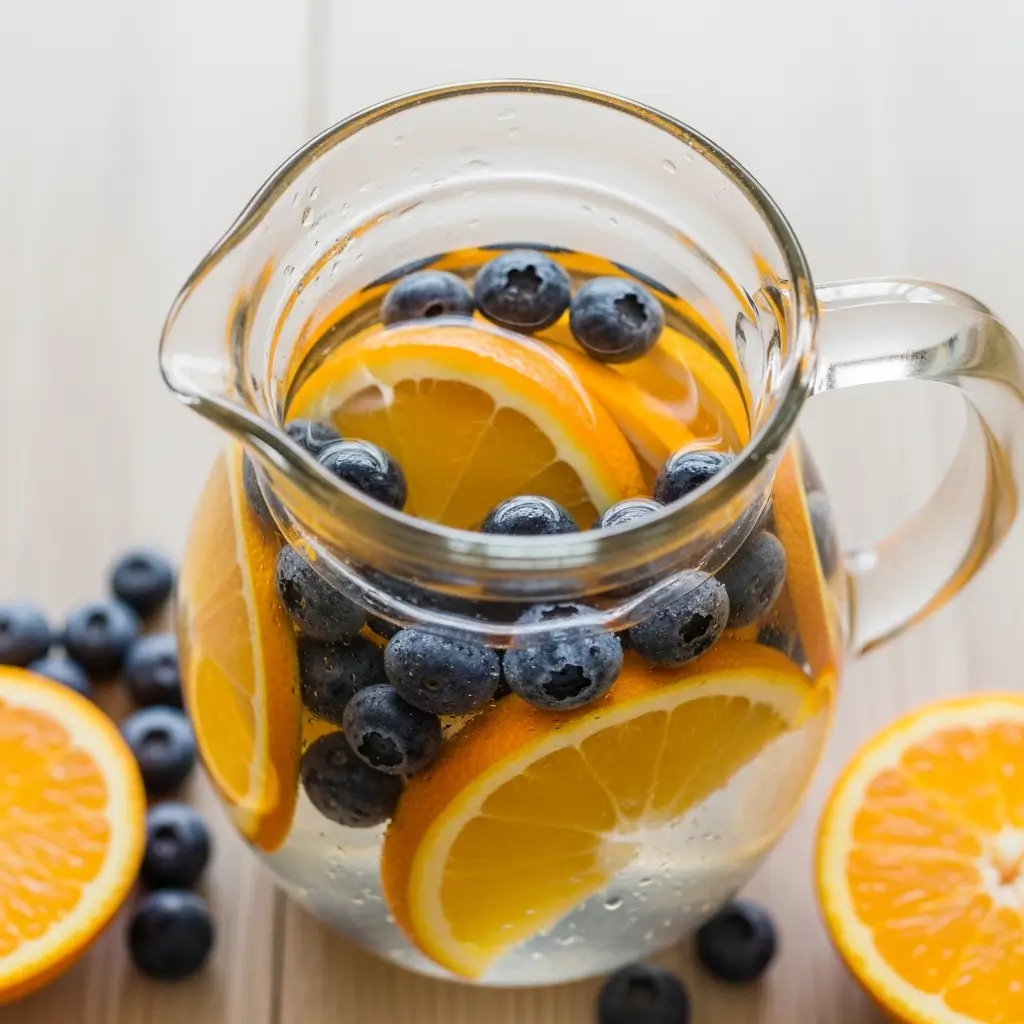 Orange & Blueberry Detox Water