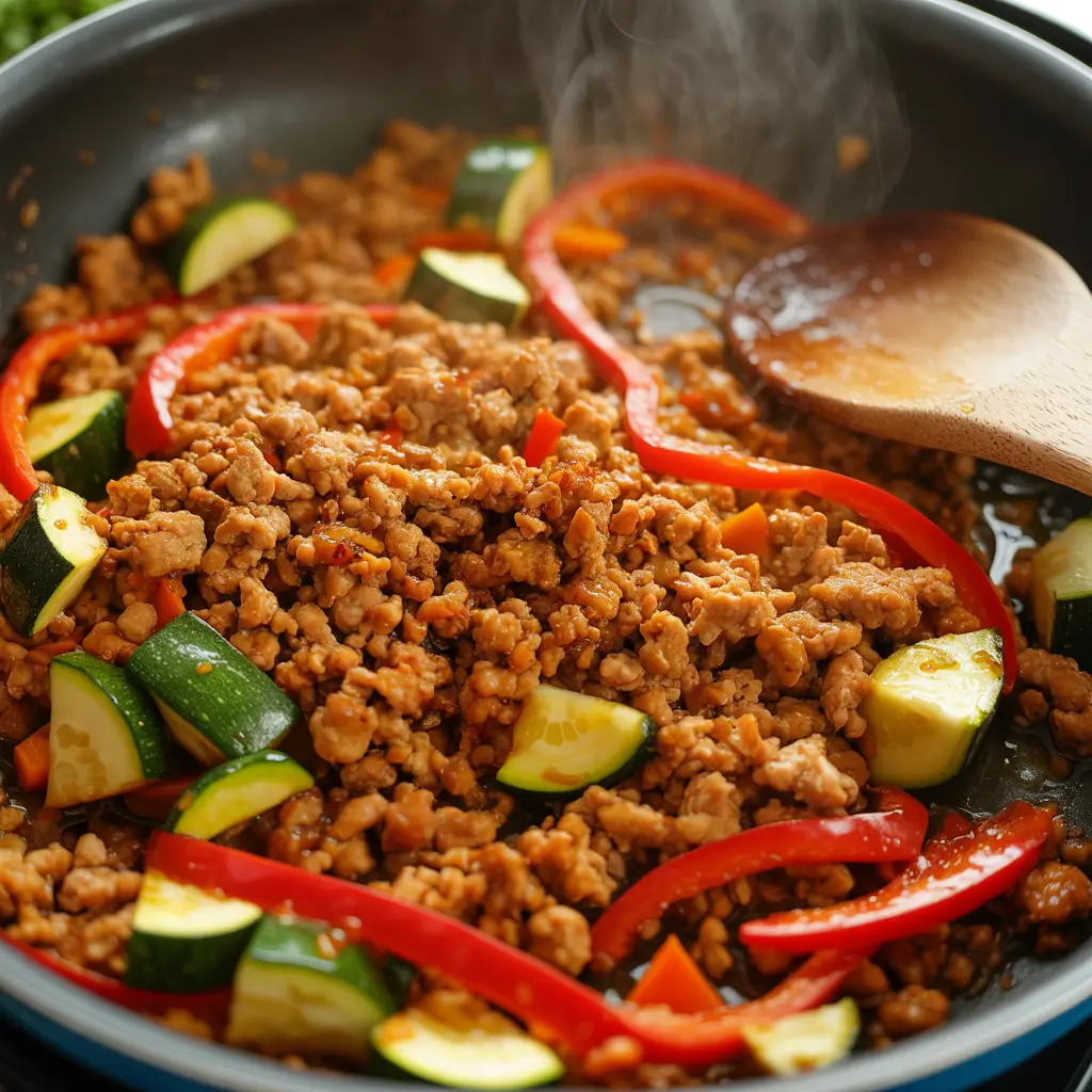 Turkey Stir-Fry with Veggies