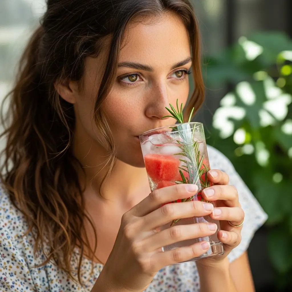 Watermelon & Rosemary Detox Water
