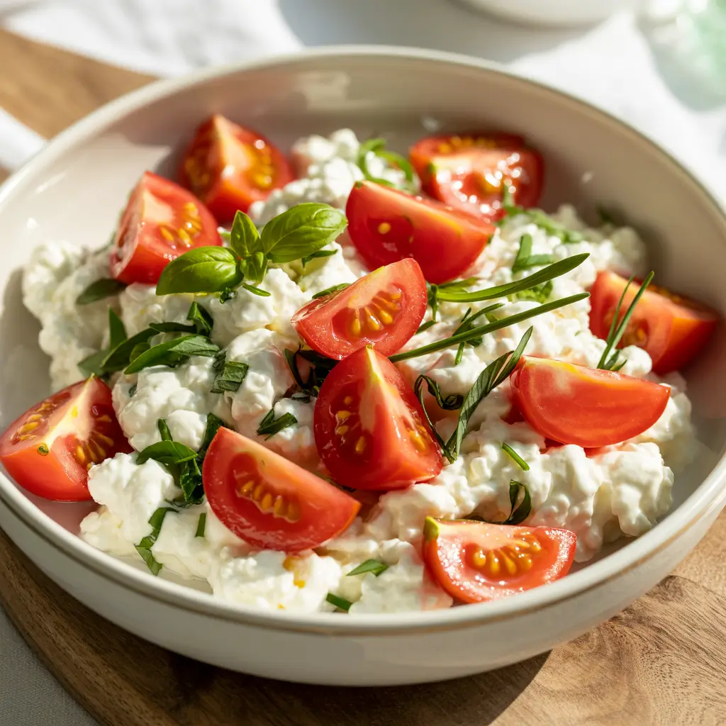  Cottage Cheese & Tomato Bowl